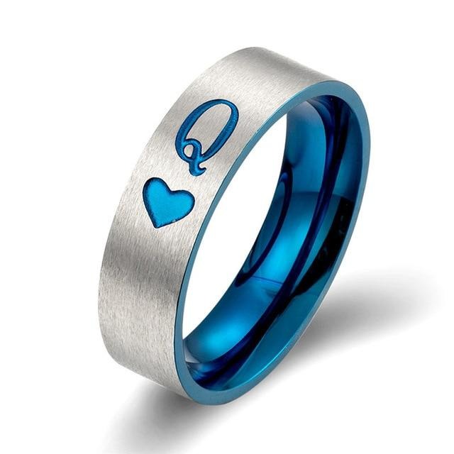 Accessoires poker Bague 47 / Queen Bague Poker <br/> Couple