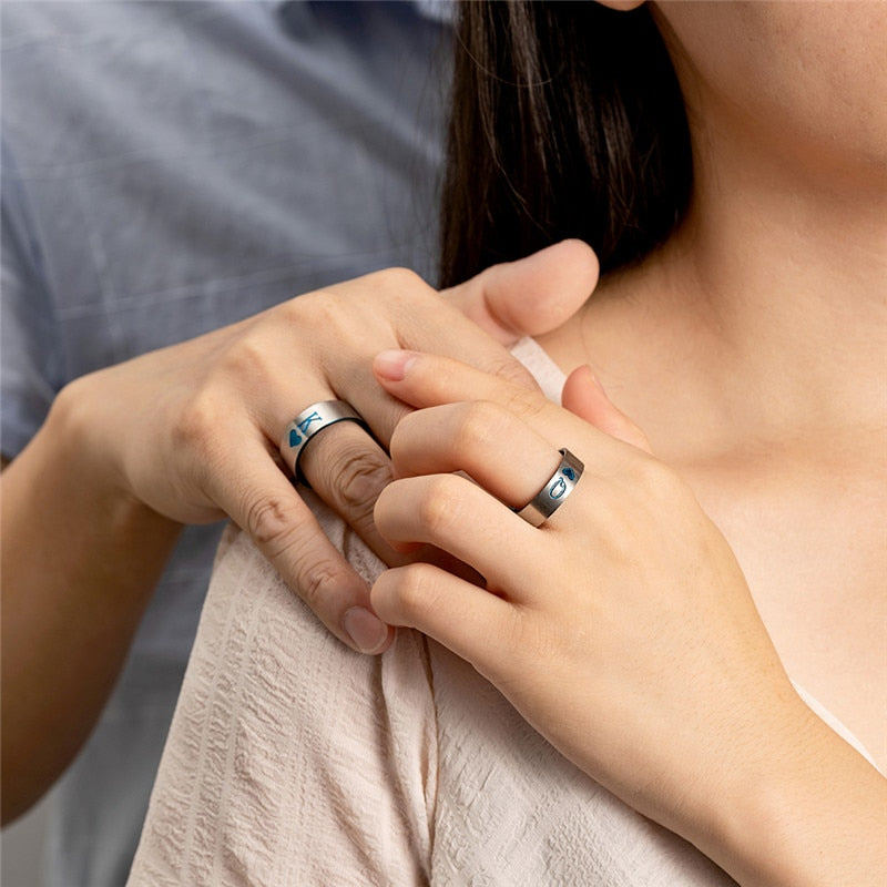 Accessoires poker Bague Bague Poker <br/> Couple