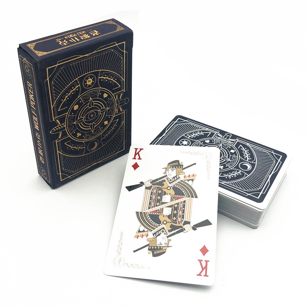 Accessoires poker 100005406 Paquet de carte wolf Cartes à jouer originales