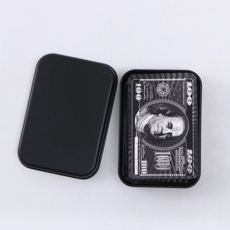 Accessoires poker 100005406 silver Cartes de poker dollar en plastique - 54 cartes