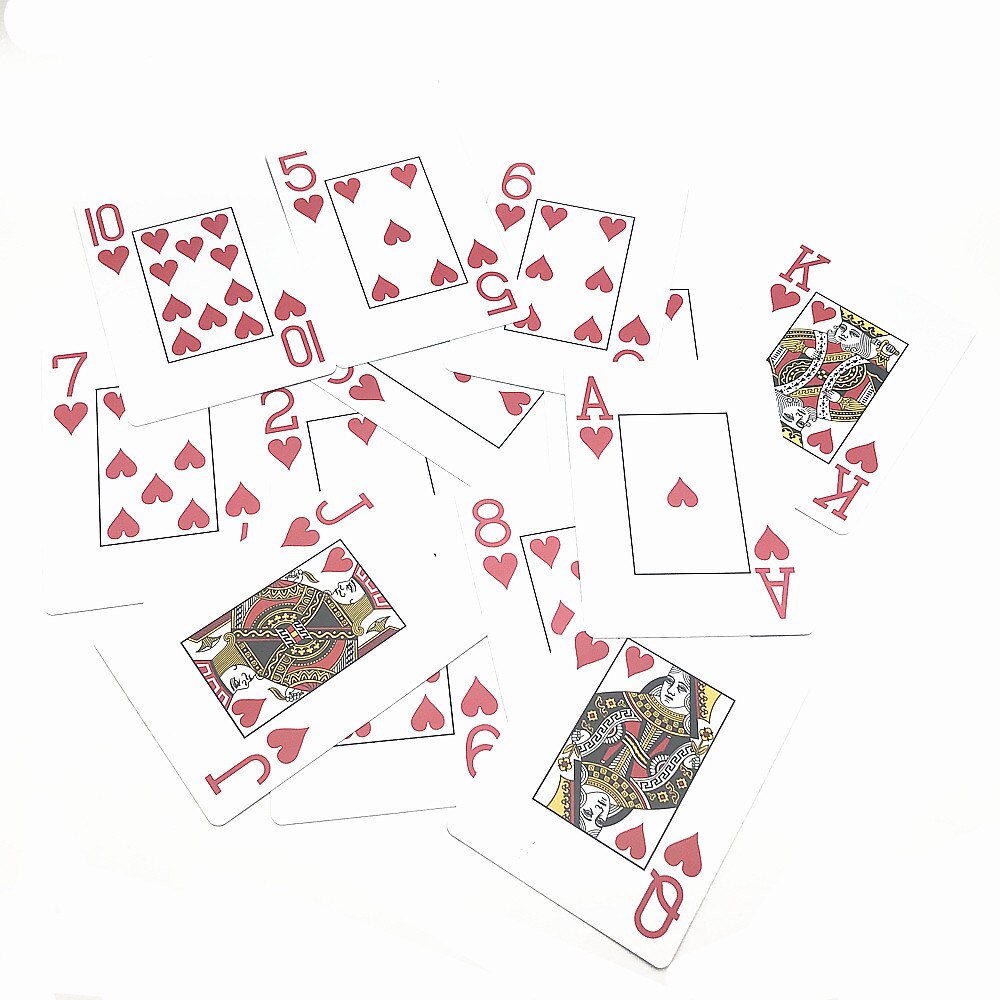 Accessoires poker 0 Cartes de poker Texas Hold'em index Jumbo - 54 cartes