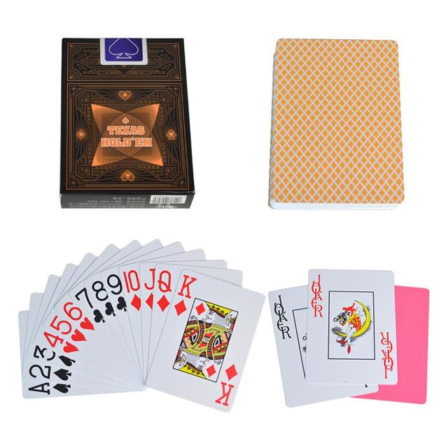 Accessoires poker 100005406 Gold Cartes poker texas hold'em