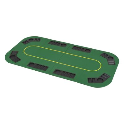 Dessus de table de poker rectangulaire 8 joueurs