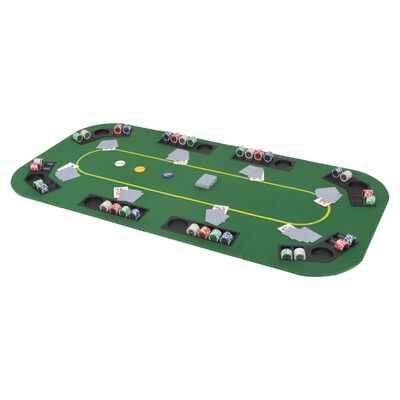 Dessus de table de poker rectangulaire 8 joueurs