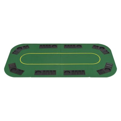 Dessus de table de poker rectangulaire 8 joueurs