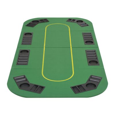 Dessus de table de poker rectangulaire 8 joueurs