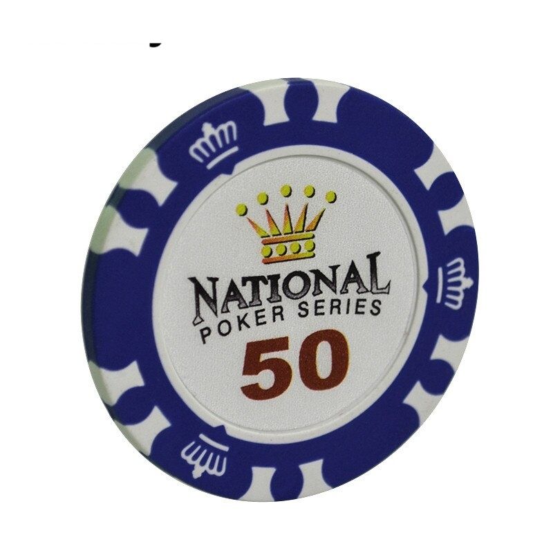 Accessoires poker 0 Jeton bleu 50 jeton de poker casino royal
