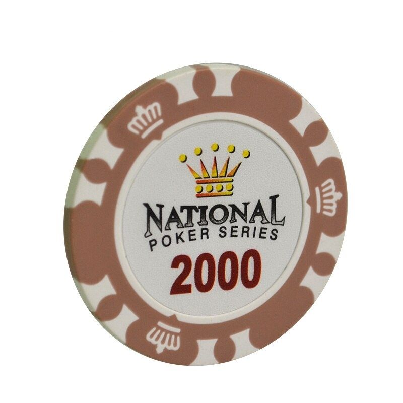 Accessoires poker 0 Jeton brun 2 000 jeton de poker casino royal