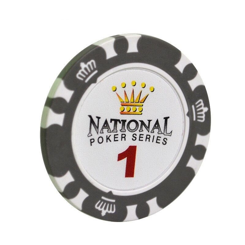 Accessoires poker 0 Jeton gris 1 jeton de poker casino royal