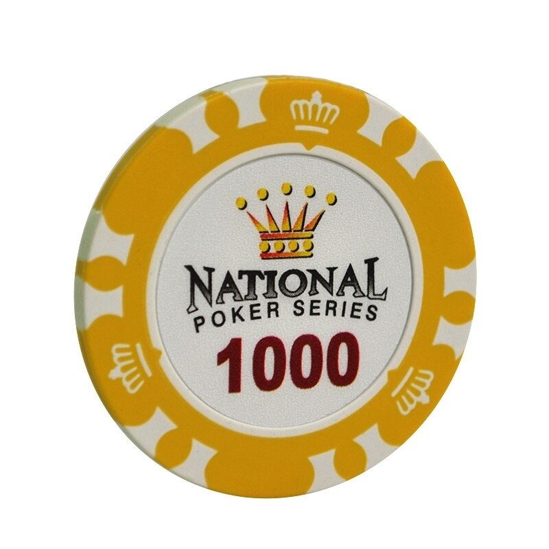 Accessoires poker 0 Jeton jaune 1 000 jeton de poker casino royal