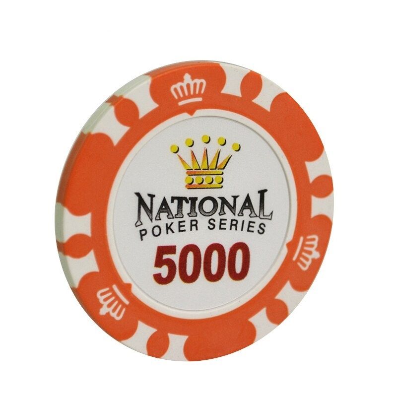 Accessoires poker 0 Jeton orange 5 000 jeton de poker casino royal
