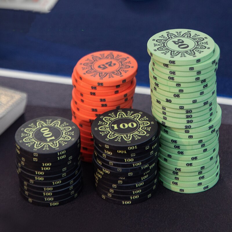 Accessoires poker 0 Jetons de poker avec valeurs