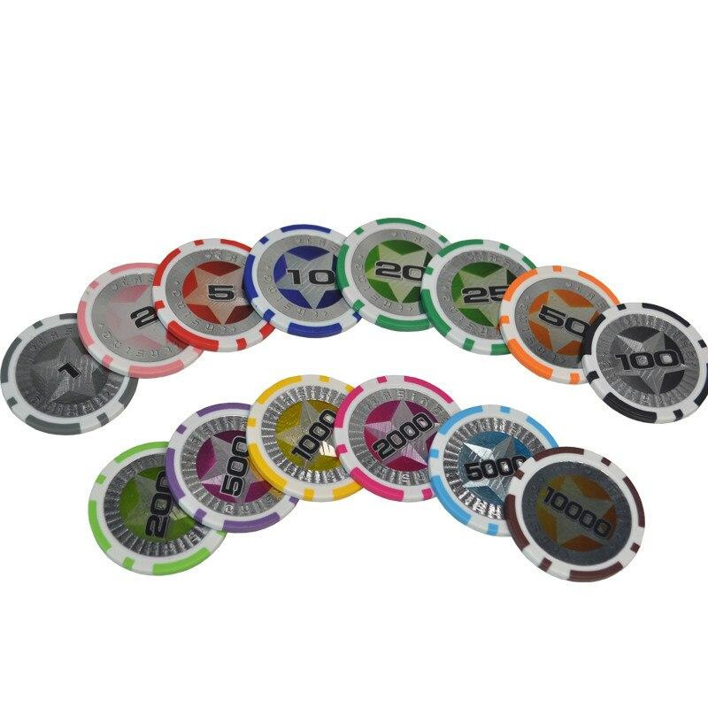Accessoires poker 0 Jetons de poker brillants