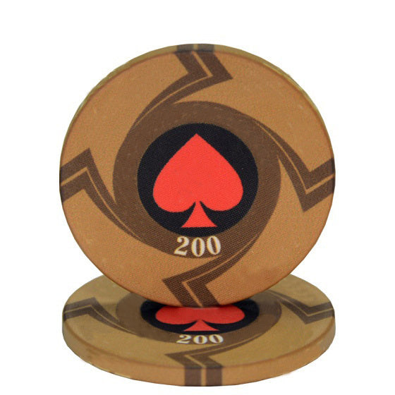 Accessoires poker 0 25 Jetons Ept brun Jetons de poker ept