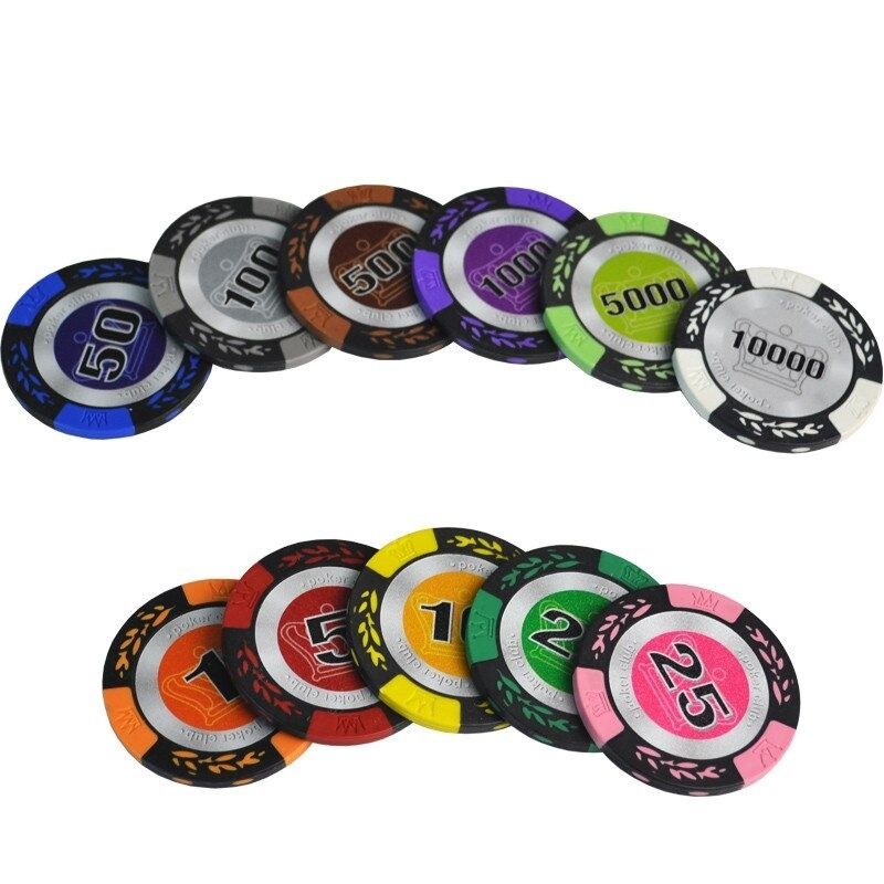 Accessoires poker 0 Jetons poker noir