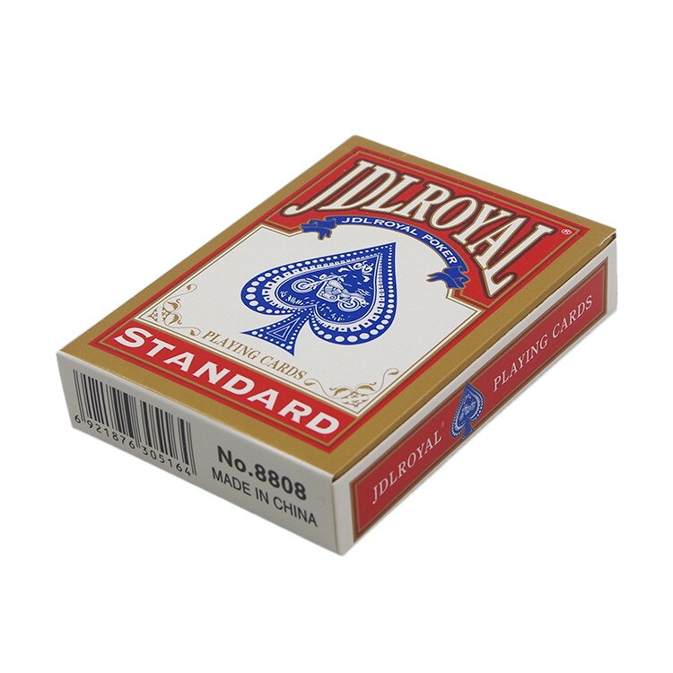 Accessoires poker 100005406 Rouge Jeu de cartes de poker JD Royal