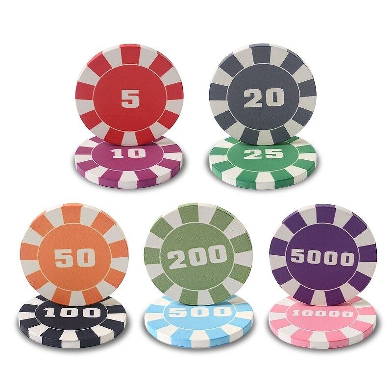 Accessoires poker 0 Lots de jetons de poker en céramique