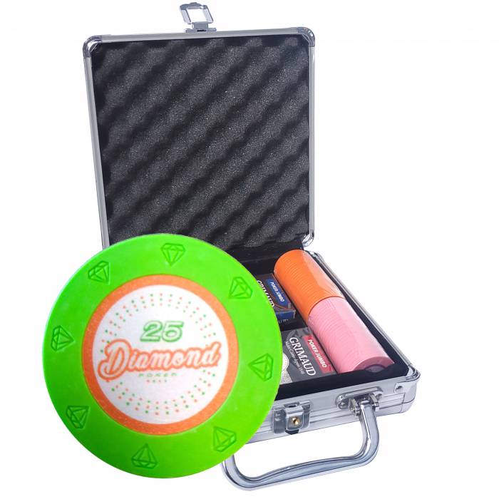 Accessoires poker Mallette Poker<br/>100 Jetons
