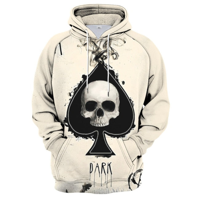 Accessoires poker 0 Tête de mort / S Sweat poker