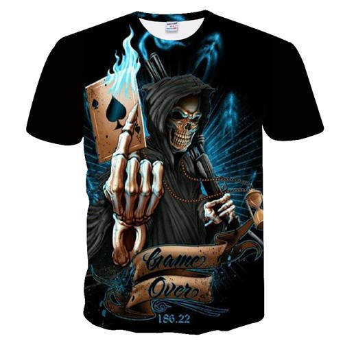 Accessoires poker 0 As de pique game over / XXS T-shirt poker