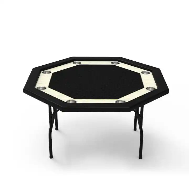 Accessoires poker Noir Table de poker octogonale