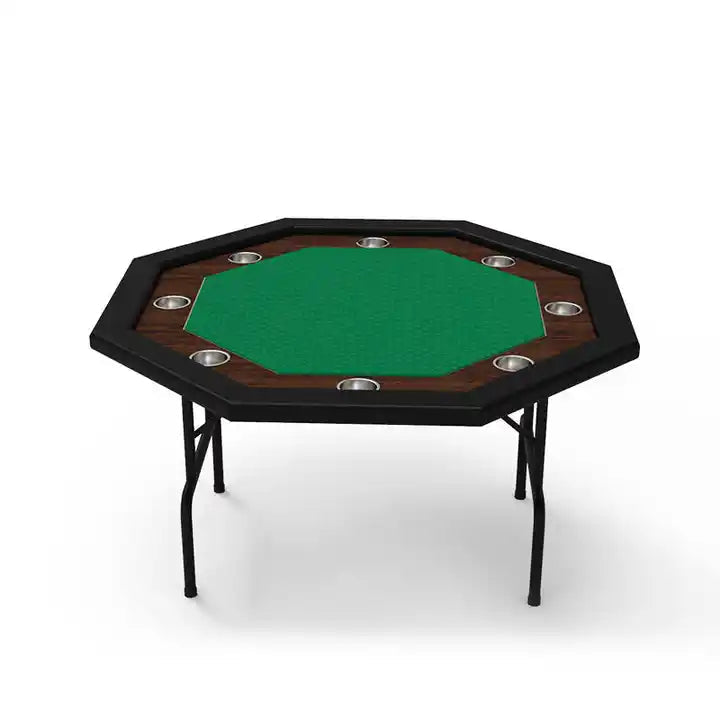 Accessoires poker Vert Table de poker octogonale