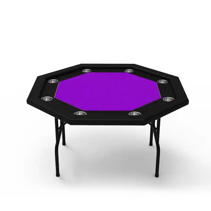 Accessoires poker Violet Table de poker octogonale