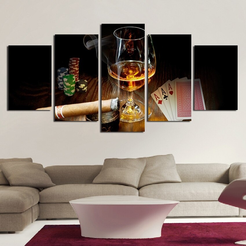 Accessoires poker Tableau Tableau Poker<br/>Carré d'As