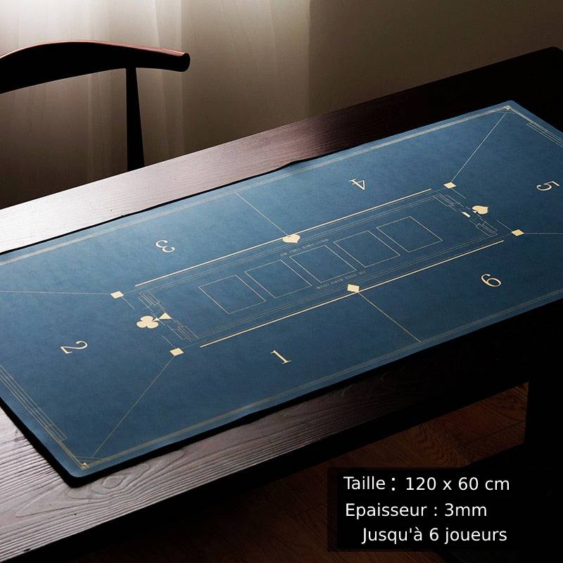 Accessoires poker 0 Tapis 120x60 cm 3 mm Tapis de poker 120 cm