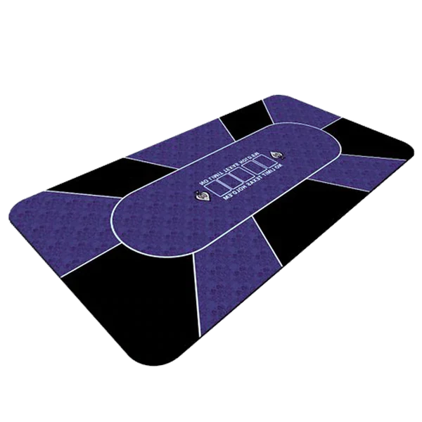 Accessoires poker 0 Tapis Bleu Tapis de poker xxl