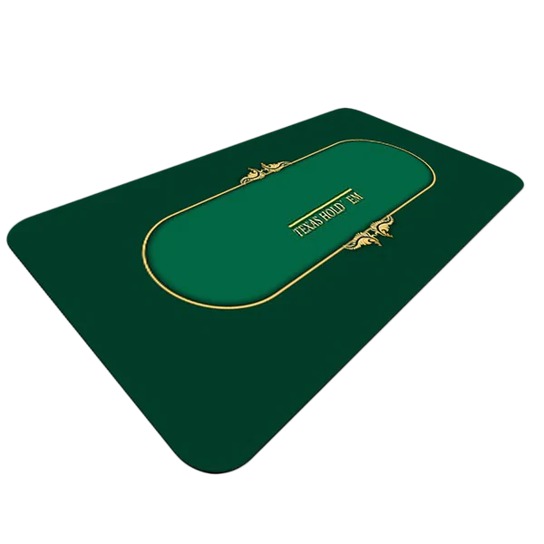 Accessoires poker 0 Tapis Vert rectangle Tapis de poker xxl