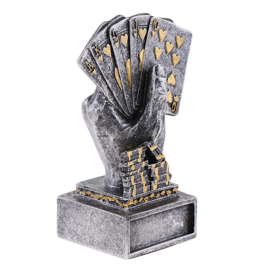 Accessoires poker Trophée Trophée Poker Quinte Flush
